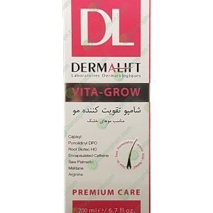 Dermalift Vita-Grow Anti Hair Loss Shampoo For Dry & Damaged Hair