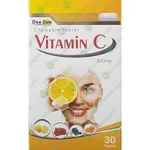 قرص جویدنی ویتامین C 500 دی سان فارما
