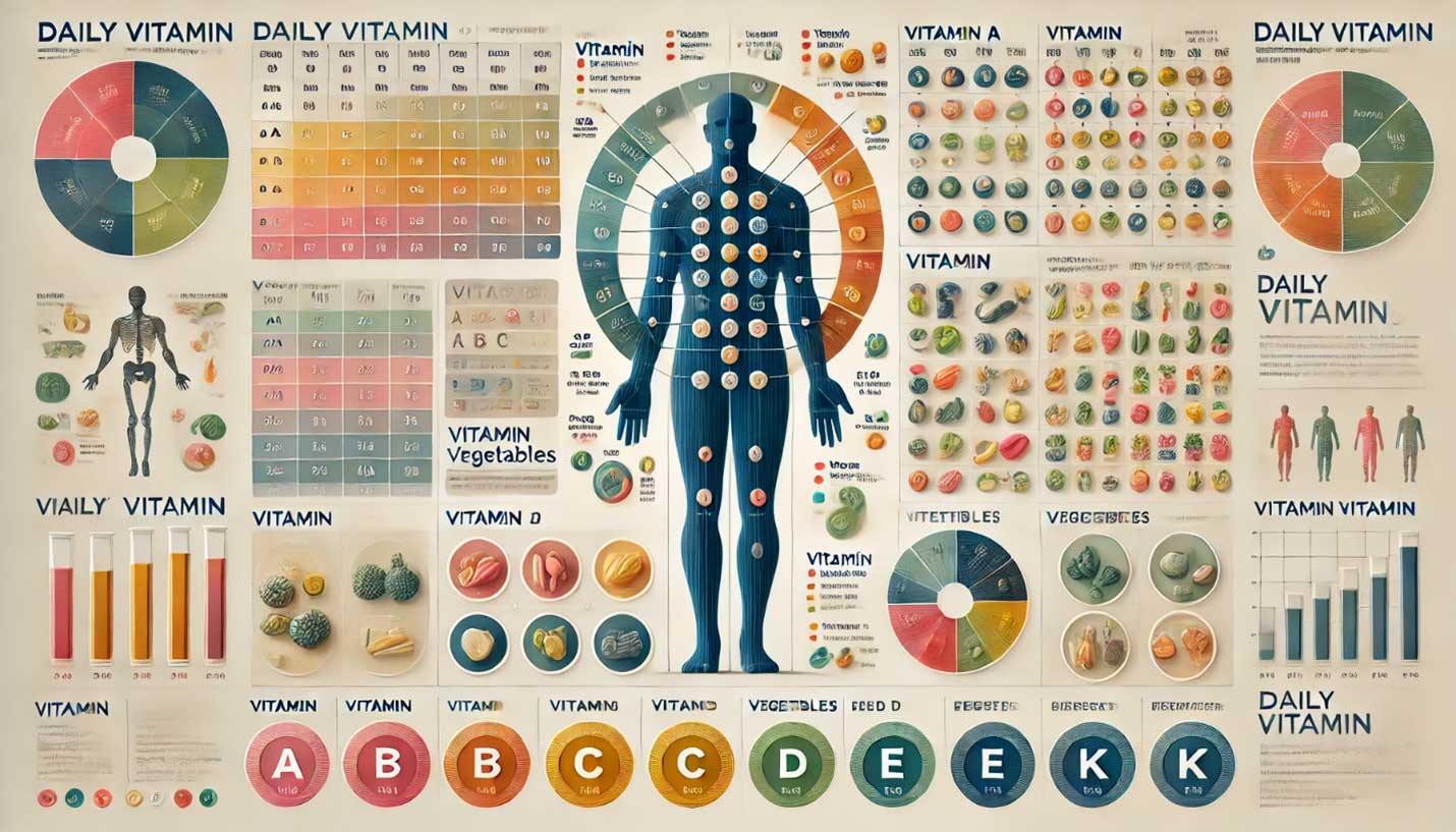 ویتامین برای بدن انسان هر 24 ساعت