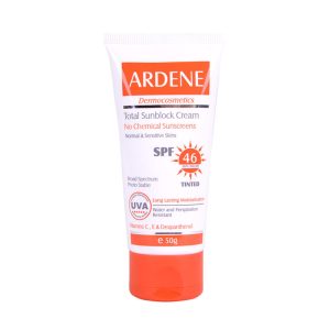 کرم ضد آفتاب رنگی SPF46 آردن پوست های معمولی و حساس